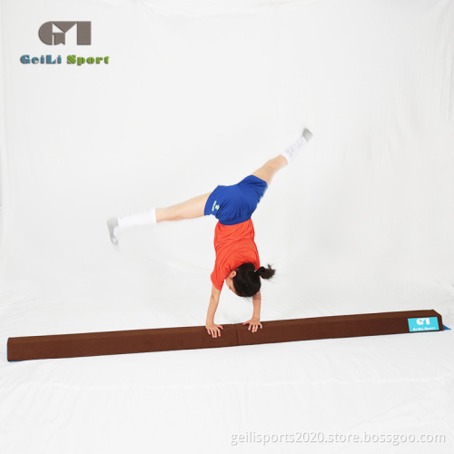 9ft fällbara barn Microfiber Gymnastic Training Balance Beam